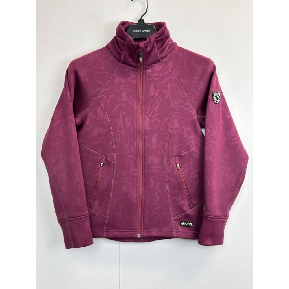Kerrits Jacket Womens Size S Riding Fleece Lined Performance Full Zip Magenta